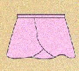 Chiffon Crosover Skirt