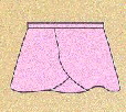 Chiffon Crosover Skirt